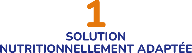 1 SOLUTION NUTRITIONNELLEMENT ADAPTÉE